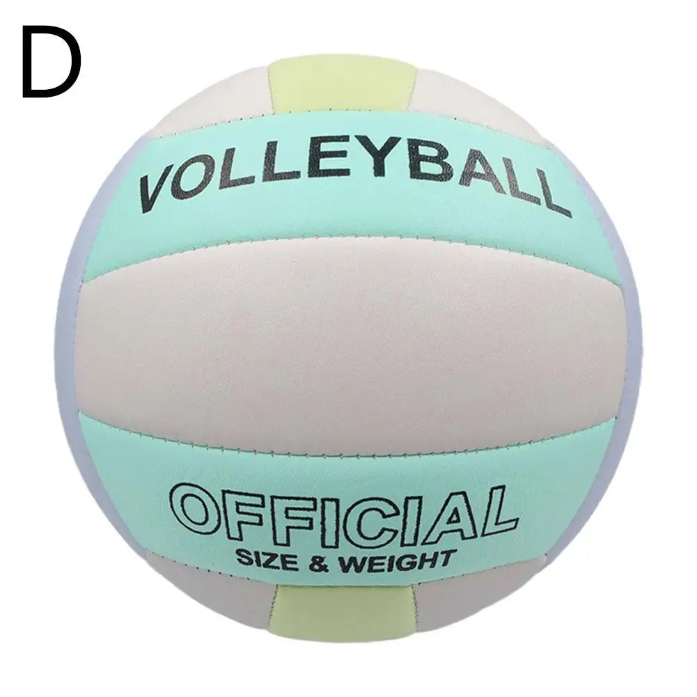 Official Size 5 Volleyball, Soft Indoor Outdoor Volleyball For Game Gym Training Beach Play, Volleyballs For Beginner, Teenager