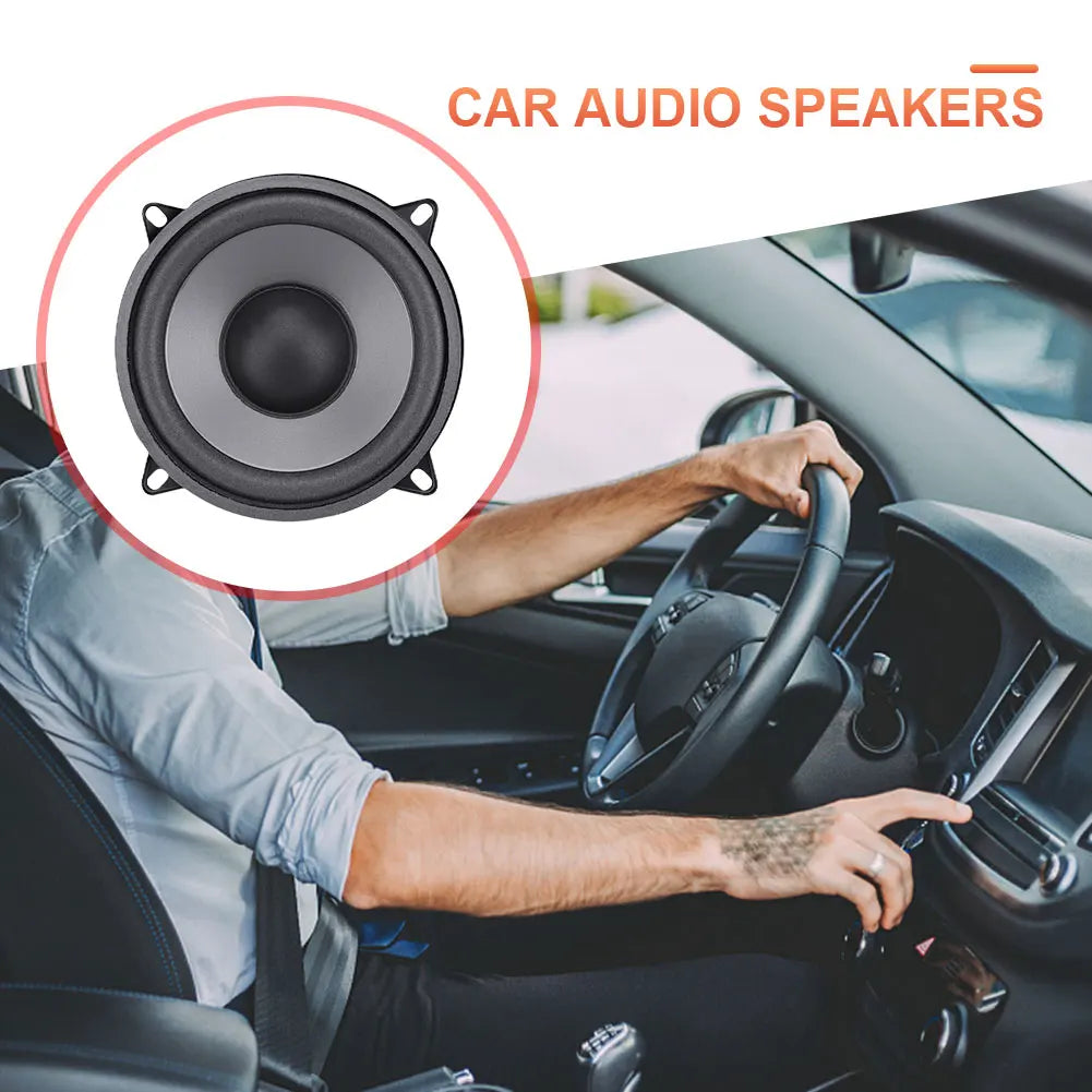 Car Speakers 4/5/6 Inch Vehicle Door Auto Audio Music Stereo Subwoofer Full Range Frequency 600W 2-Way Automotive Speakers