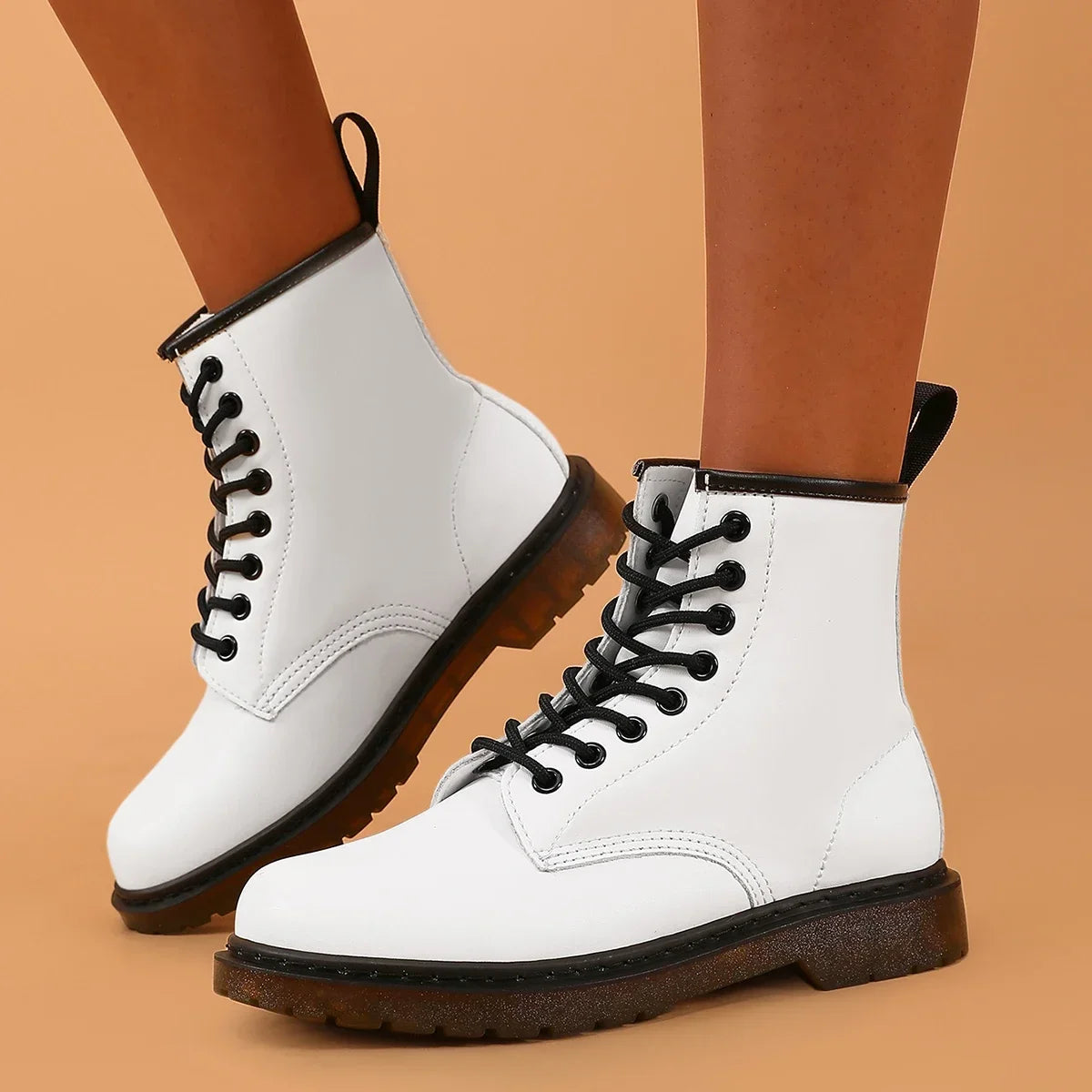 Handsome Fashion Platform Shoes for Women Waterproof Women's Boots Non-slip Wear-resistant Soft Bottom Ladies Casual Shoes