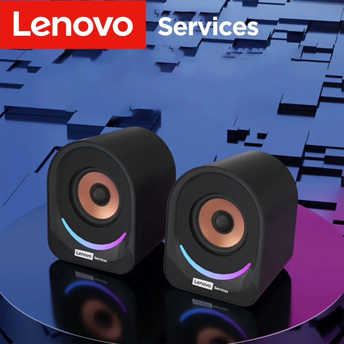 Lenovo Desktop Audio Portable Small Speaker Computer Audio Desktop Notebook Home Wired Mini Audio Small Desktop Multimedia Notebook Speaker
