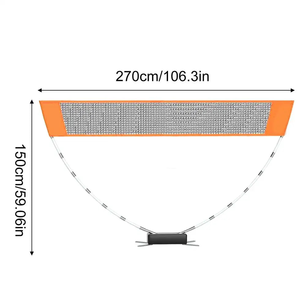 Volleyball Badminton Net Backyard Outdoor Badminton Net Sturdy Weatherproof Portable Equipment Outdoor Games Accessories For