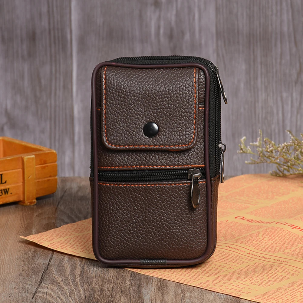 Men Belt Bum Pouch Multifunctional Waist Fanny Pack Casual Shoulder Bag Belt Bum Pouch Outdoor Purse Camping Hunting Bag
