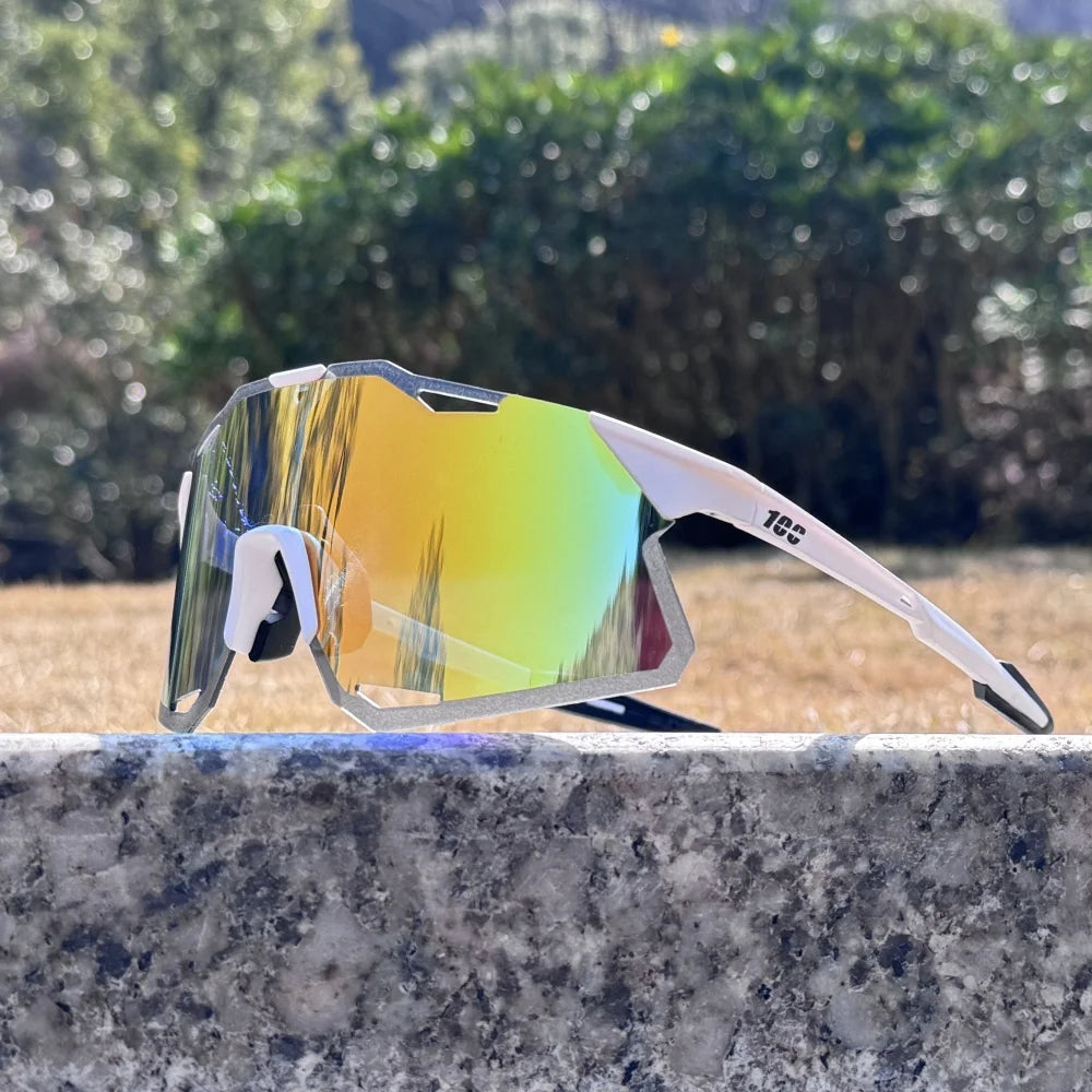 Outdoor 100 Cycling Sunglasses Men Women MTB Glasses Road Bike Cycling UV400 Goggles Bicycle Mountain Sports Hiking Eyewear
