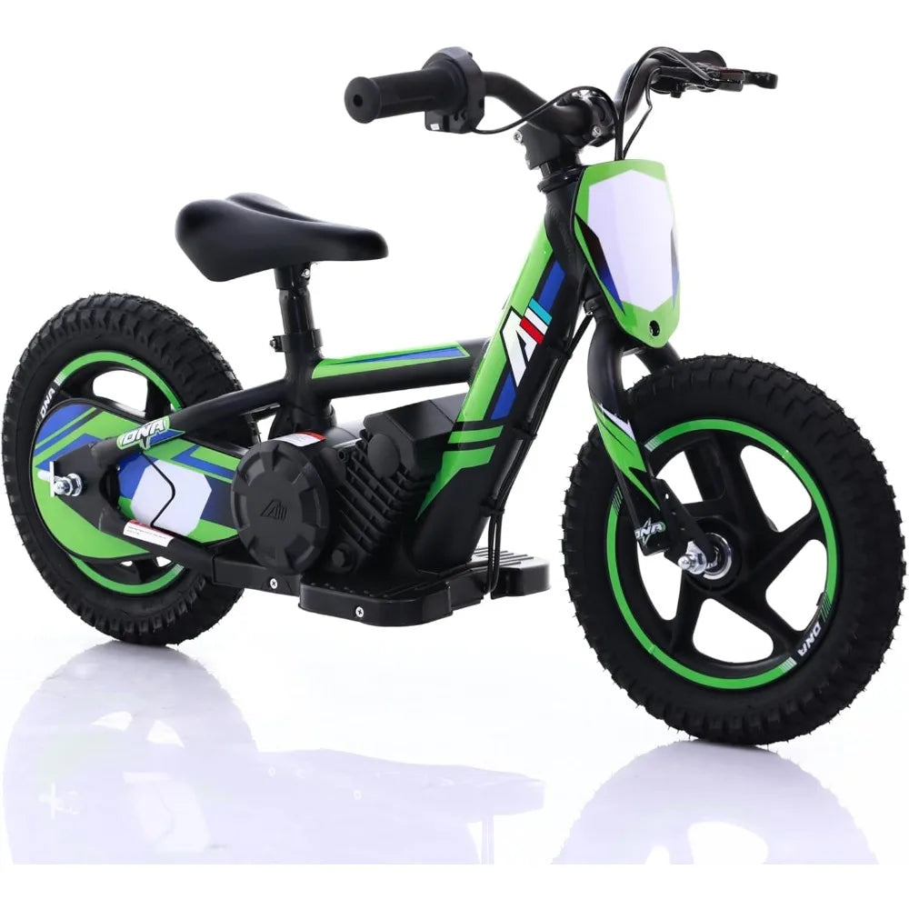Electric Dirt Bike for Kids, 170/340W Electric Motorcycle Up to 10/12MPH,Electric Balance Bike for Ages 3-6/5-12