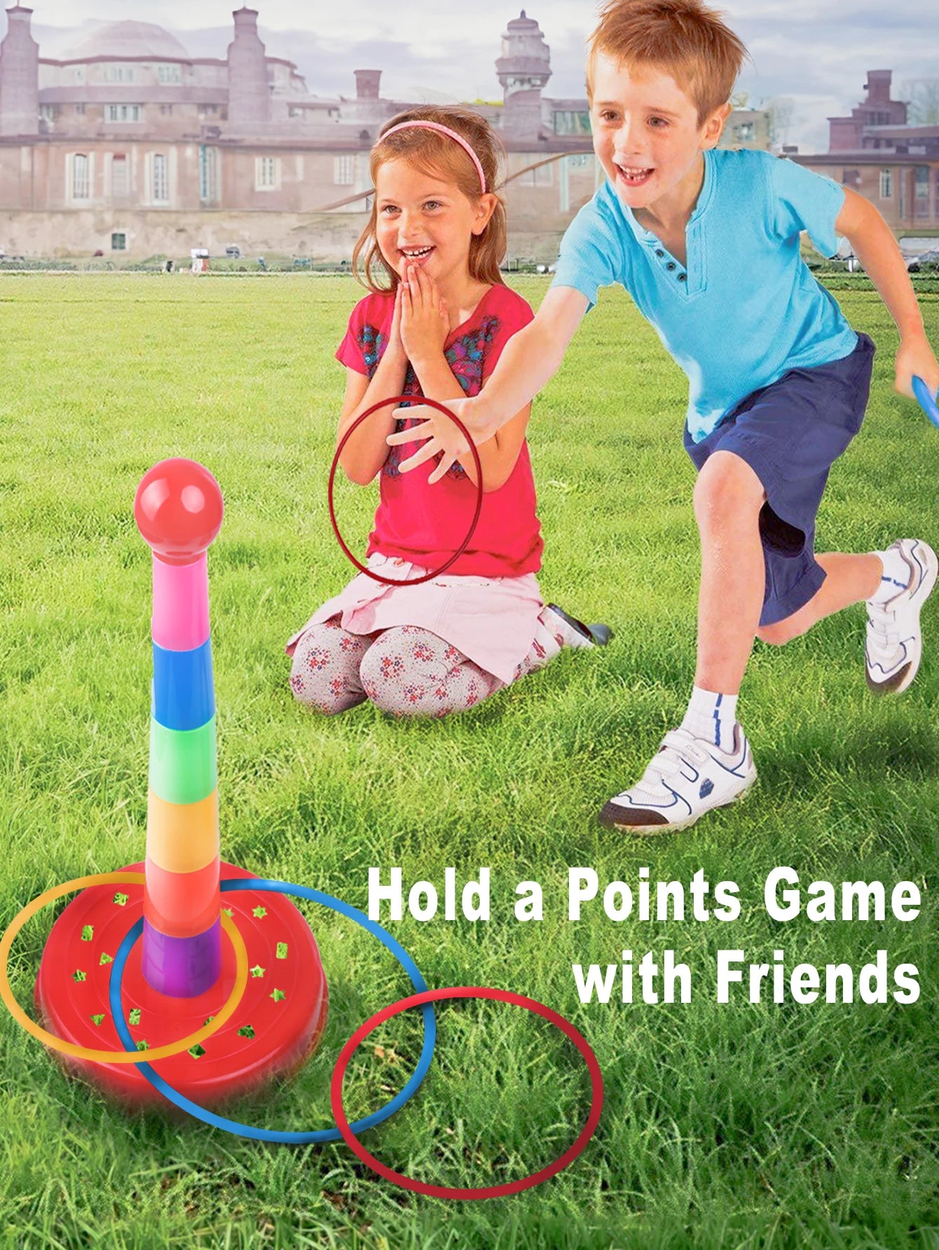 Interactive Throwing Sleeve Game: A Fun & Educational Way for Kids to Play Indoors & Outdoors Throwing Ring Toys, Perfect Parent