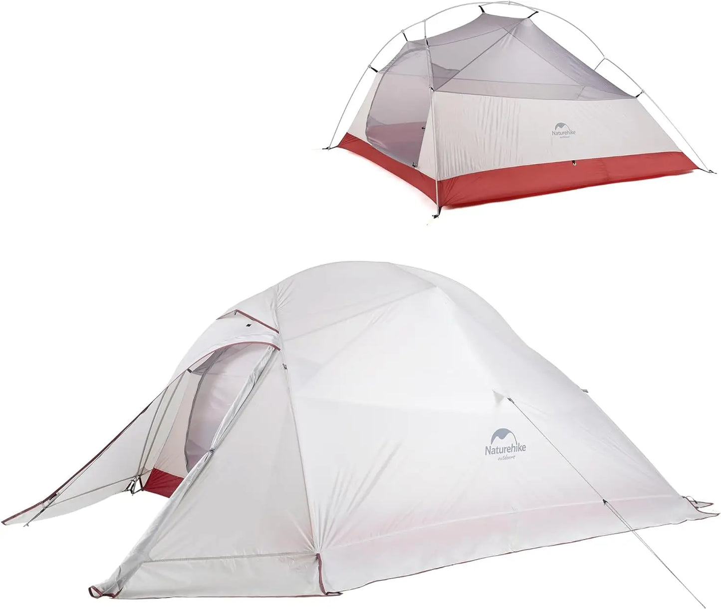 Cloud-Up 3 Person Tent Lightweight Backpacking Tent with Footprint - 3 Season Free Standing Dome Camping