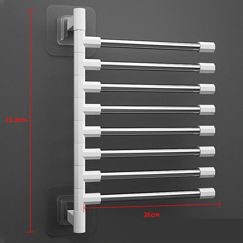 Towel Rack Bathroom Accessories Sets Kitchen Wall Shelf Without Drilling Mounted Organizers Storage Stainless Bath Shelves