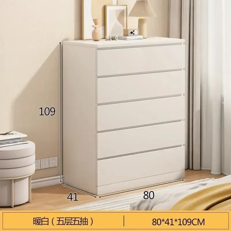 Modern Chest Cabinet Living Room Storage Locker with Drawers Sideboard Buffet Cabinet for Living and Dining Room Indoor Entryway