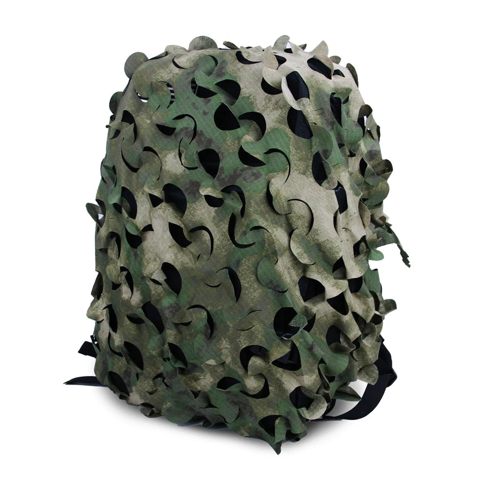 3D Camo Net Airsoft Helmet Cover Laser Cut Nylon Drawstring Helmet Scrim CS Wargame Paintball Paratrooper Hunting Accessories