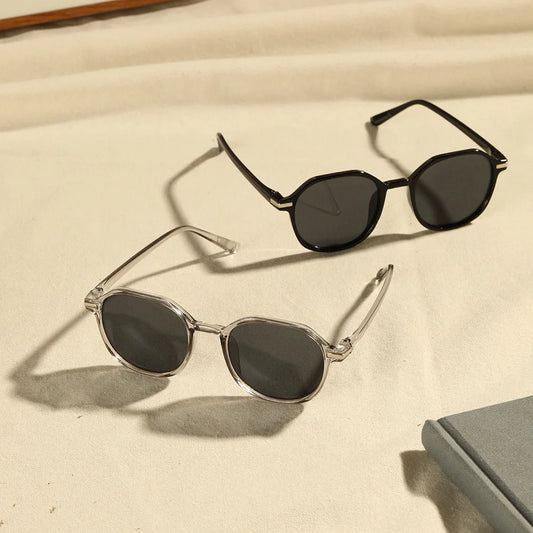 Sunglasses Women Men Irregularity Oval Fashion Outdoor Shade Retro Rice Nail Design Sun Glasses Vintage Female UV400 Glasses