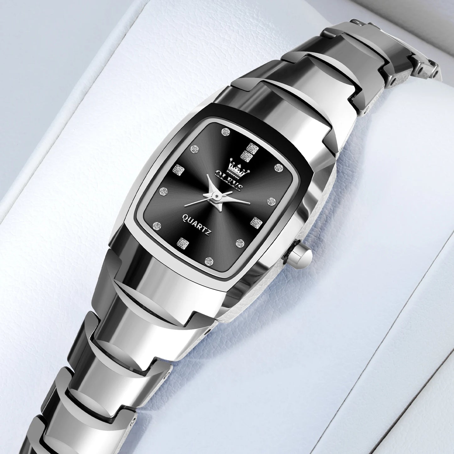 OLEVS Ladies Waterproof Watch Gold Luxury Stainless Steel Women Watches Creative Fashion Original Elegant Quartz Wristwatch Gift