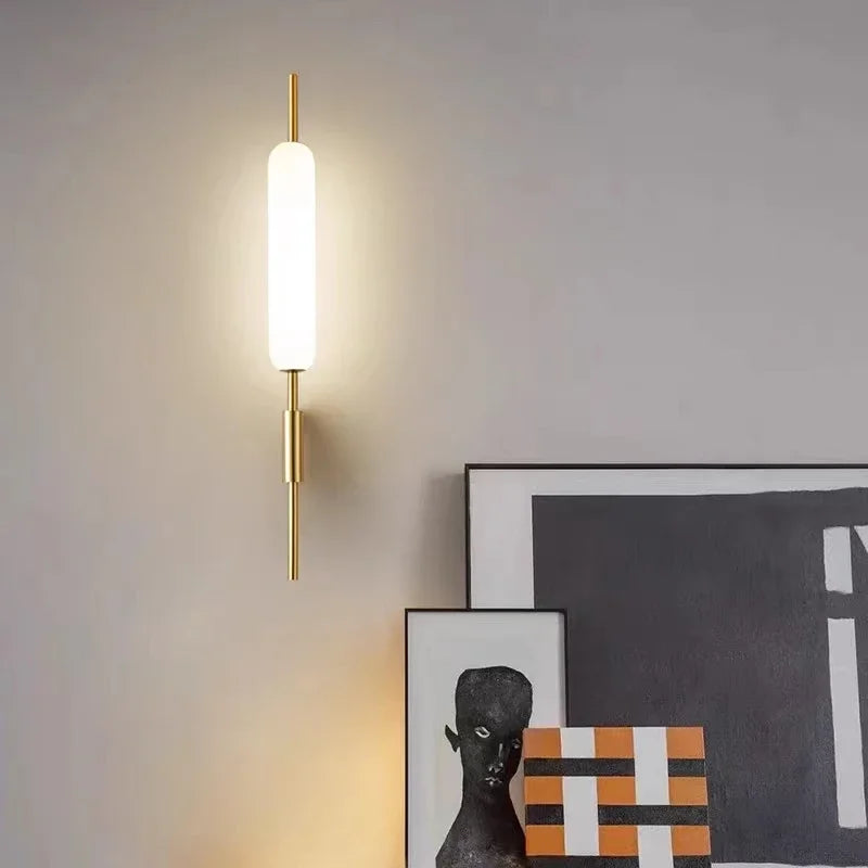 Modern LED Wall Light Bedroom Living Room Background Wall Sconce Bedside Bathroom Staircase Decor Lamp Indoor Lighting Luminaire
